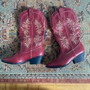Rampage Red Cowgirl Boots
